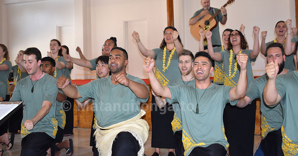 Beautiful performance by NZ Youth Choir in Nuku'alofa Matangi Tonga